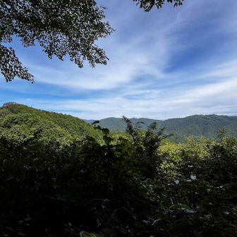 入沢山からの眺望。
これから台風🌀くるのか？