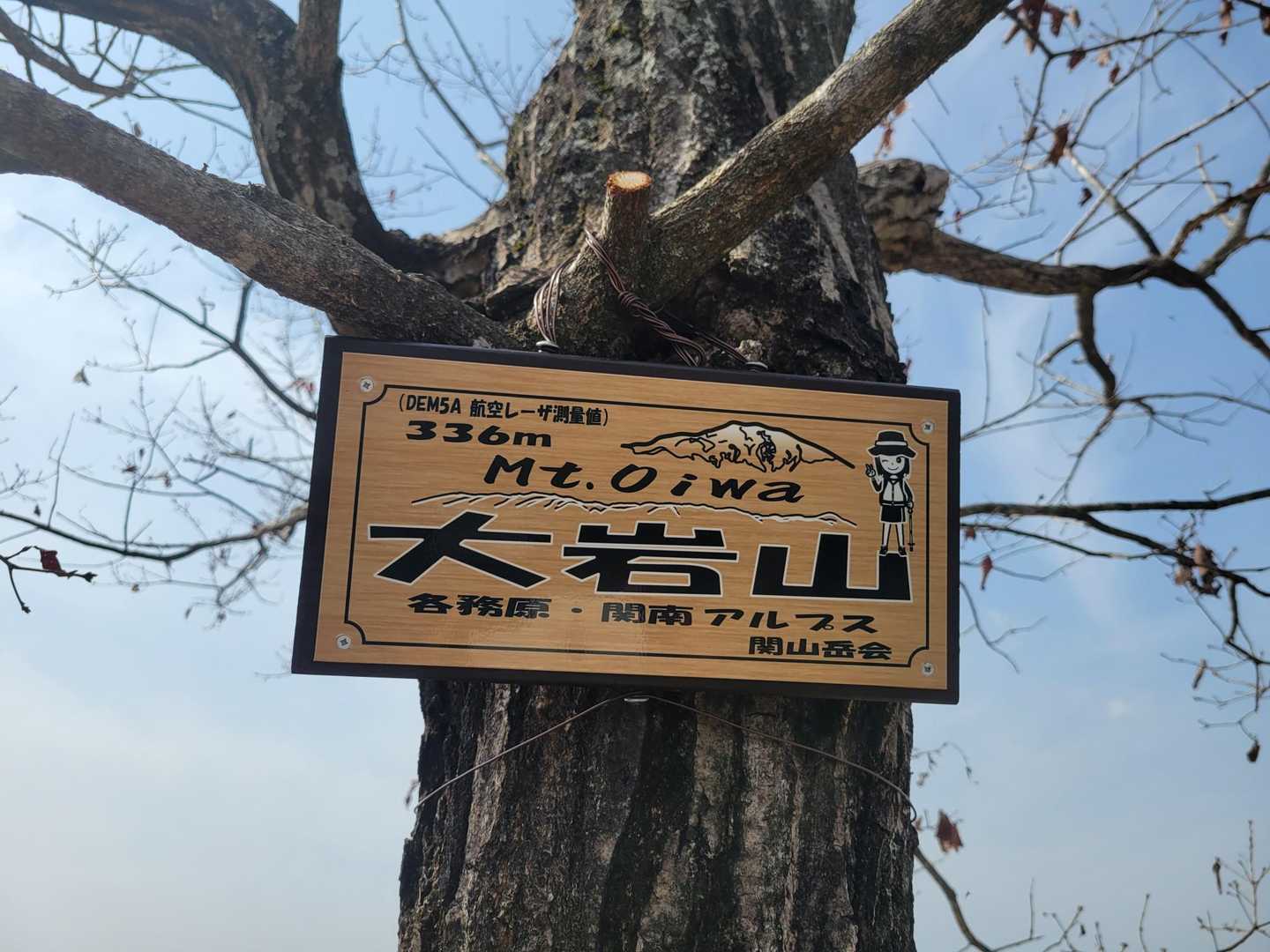 大岩山とうちゃく⛰️

ここで行者さん
お留守番
ザック置いて
金山へ