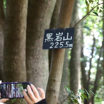 黒岩山
YAMAP1779座目
三角点は見つけられず