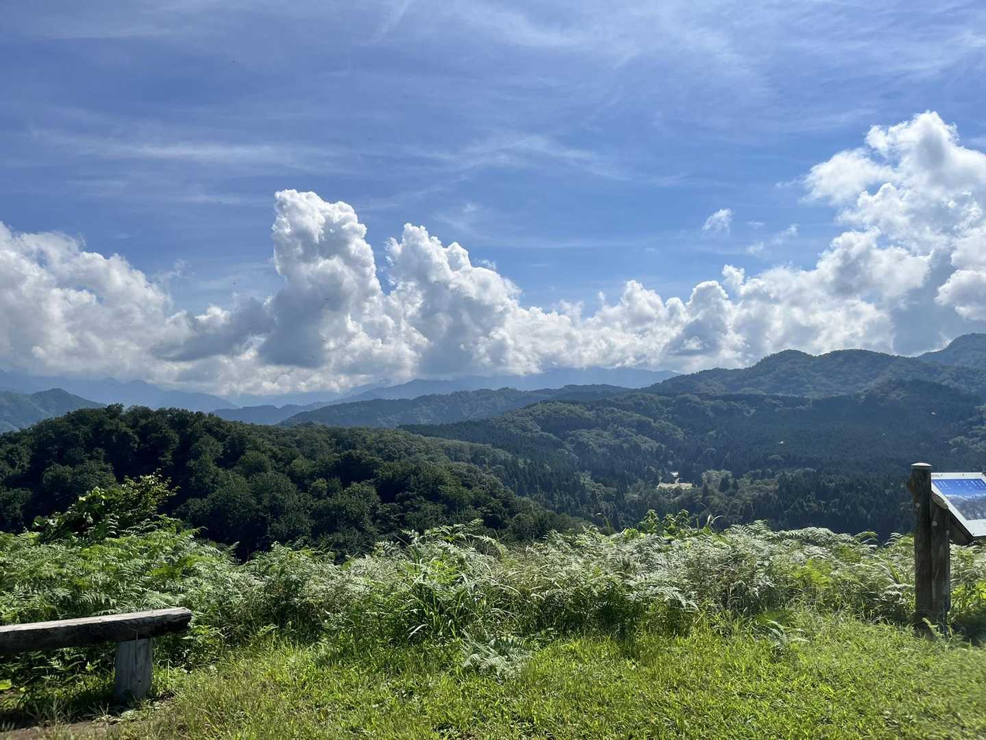 雲だらけ