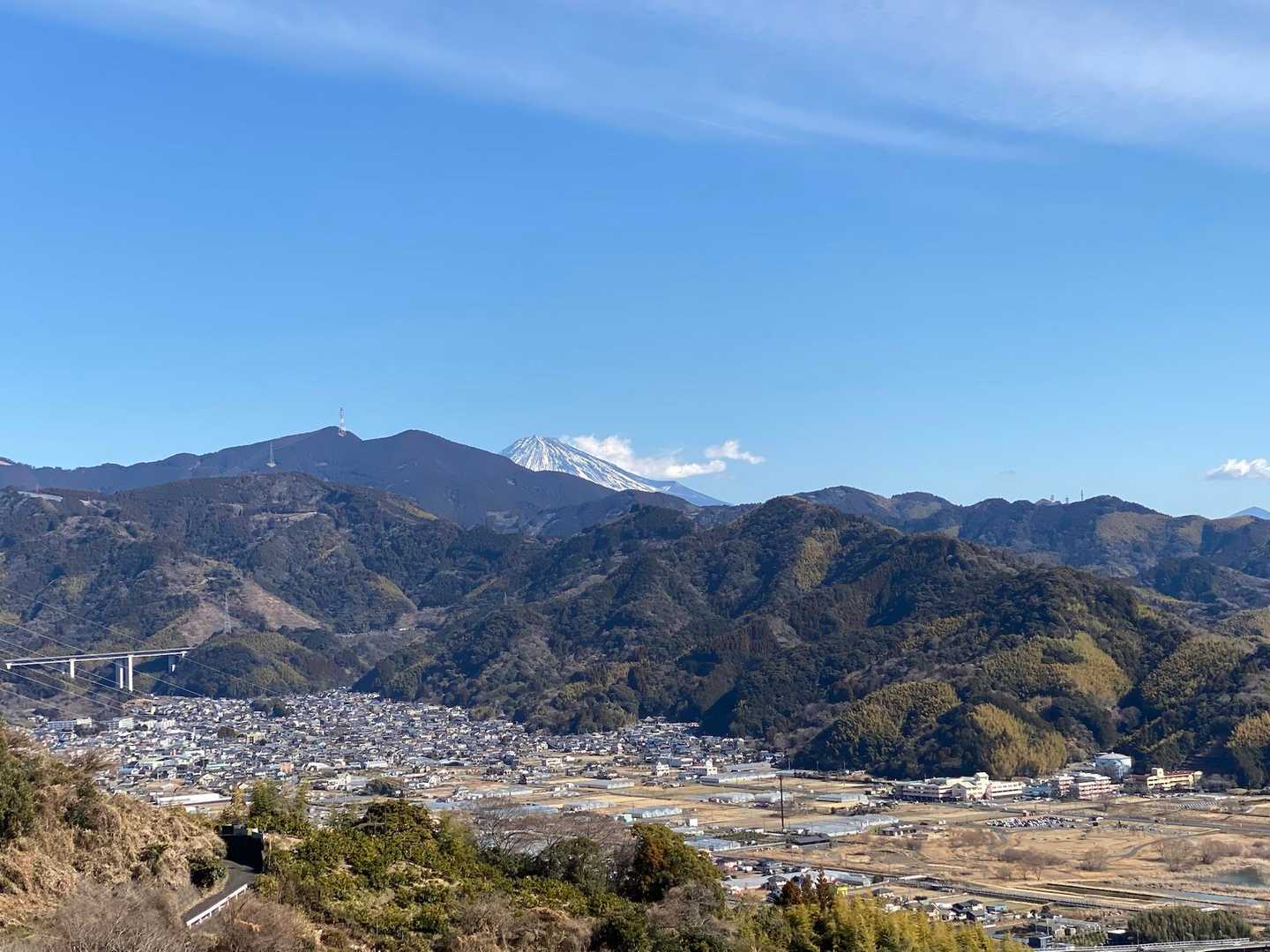 福成山-茶臼山-賤機山-浅間山-浅間神社登山口 縦走コースの写真