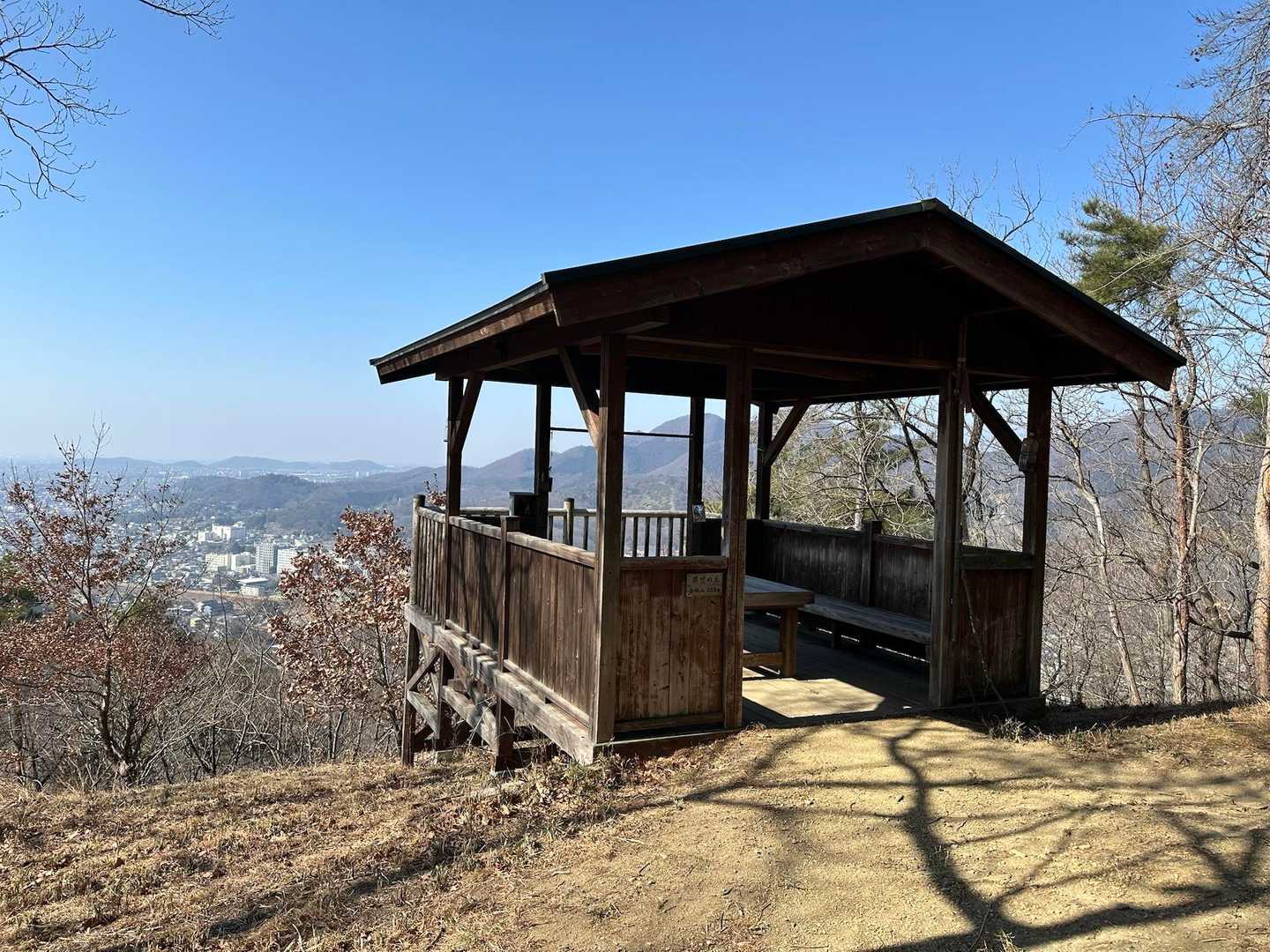 金狐山の展望の丘、ステキな見晴らし👏
