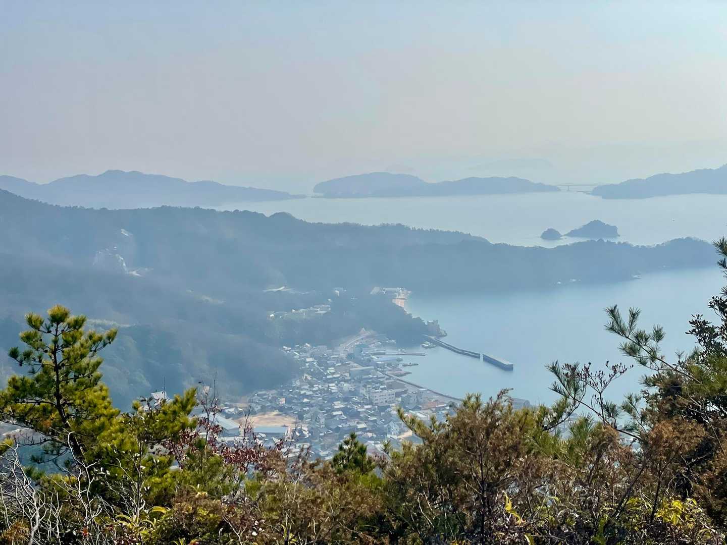 天気いいのに霞んでる😵
残念だけどいい景色✨