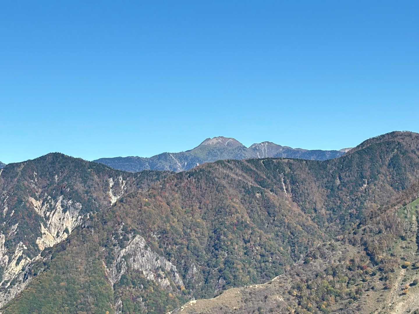 公園入口バス停-中倉山登山口-中倉山-沢入山-オロ山 周回コースの写真