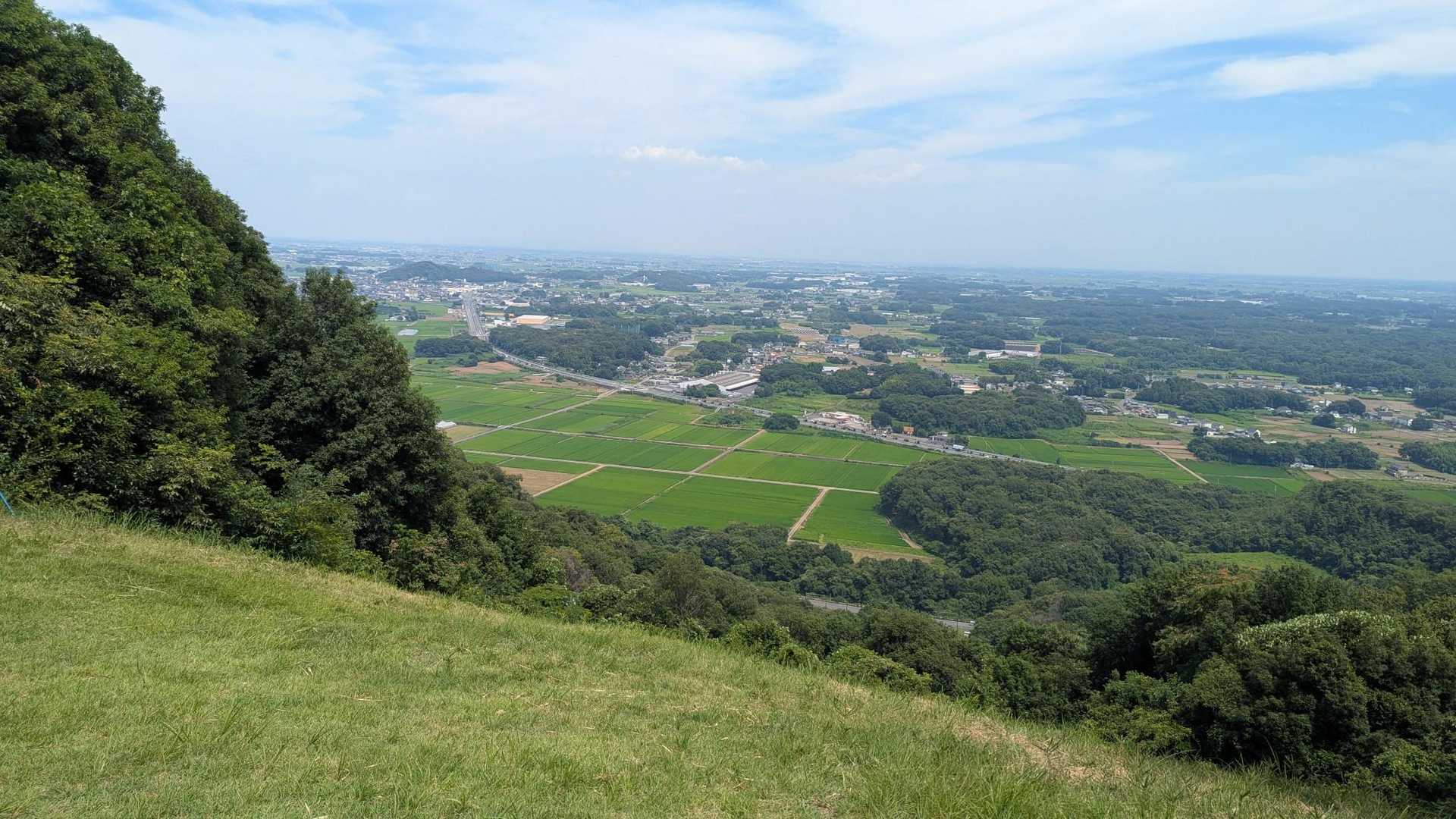 みかも山公園南口登山口-山頂中継広場-三毳神社-中岳 往復コースの写真