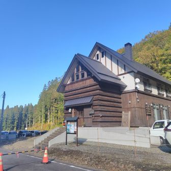 登山口に前泊。最高の施設だった