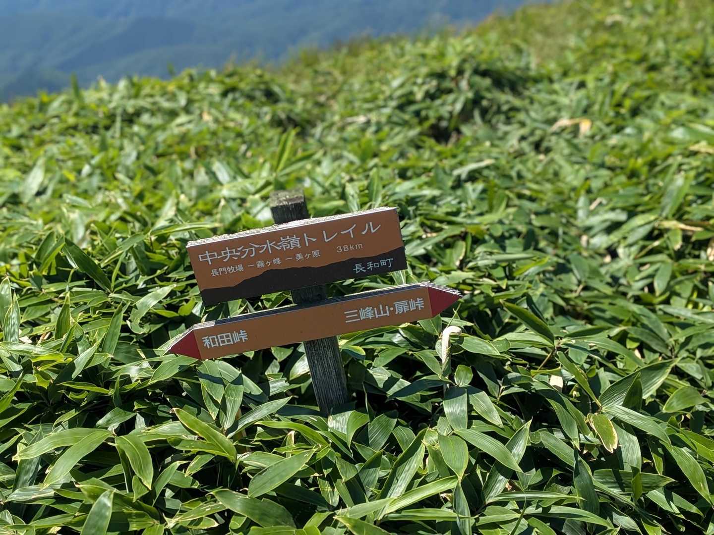 まずは三峰山へ