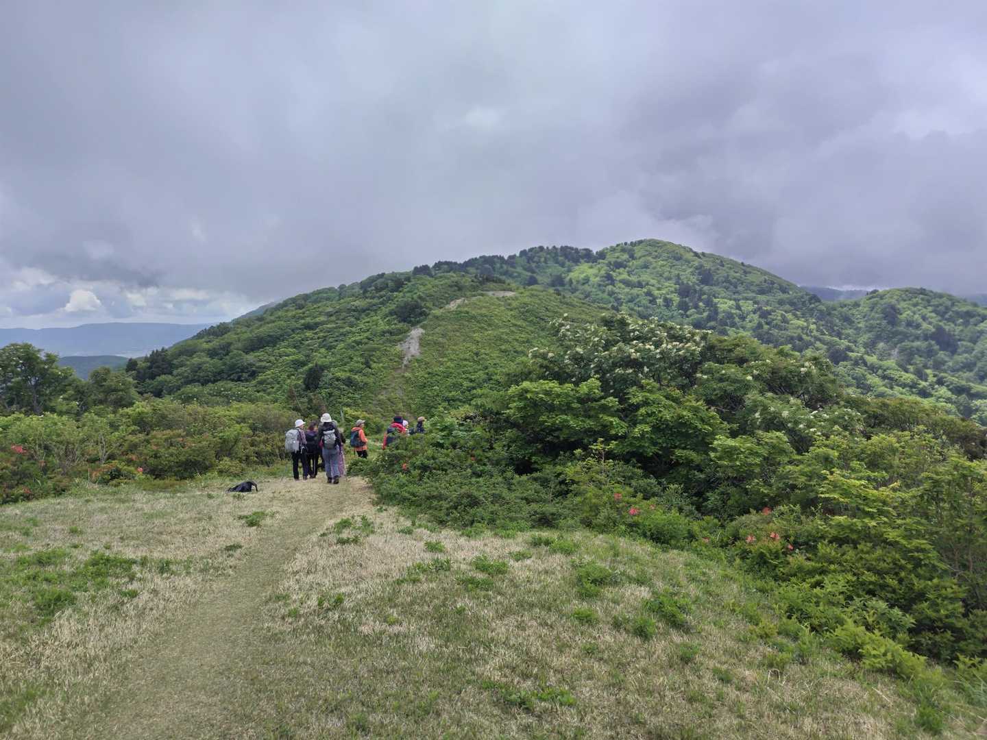 マトネ-カツポラ池-平城畑-石花登山口 縦走コースの写真