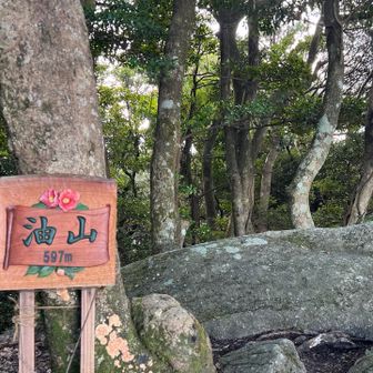 新しい山頂標識　
気付かなかった
