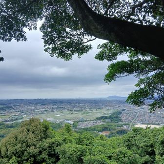 城山展望台からの景色！