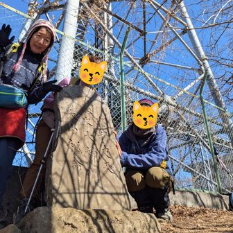 堂平山・笠山（乳房山）・大霧山 その前に剣ヶ峰山頂ゲットしていきます
西側の斜面では大がかりに伐採中