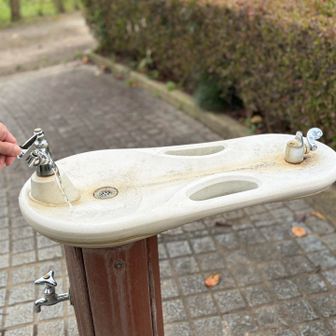 水道…🚾型にみえちゃった🤭