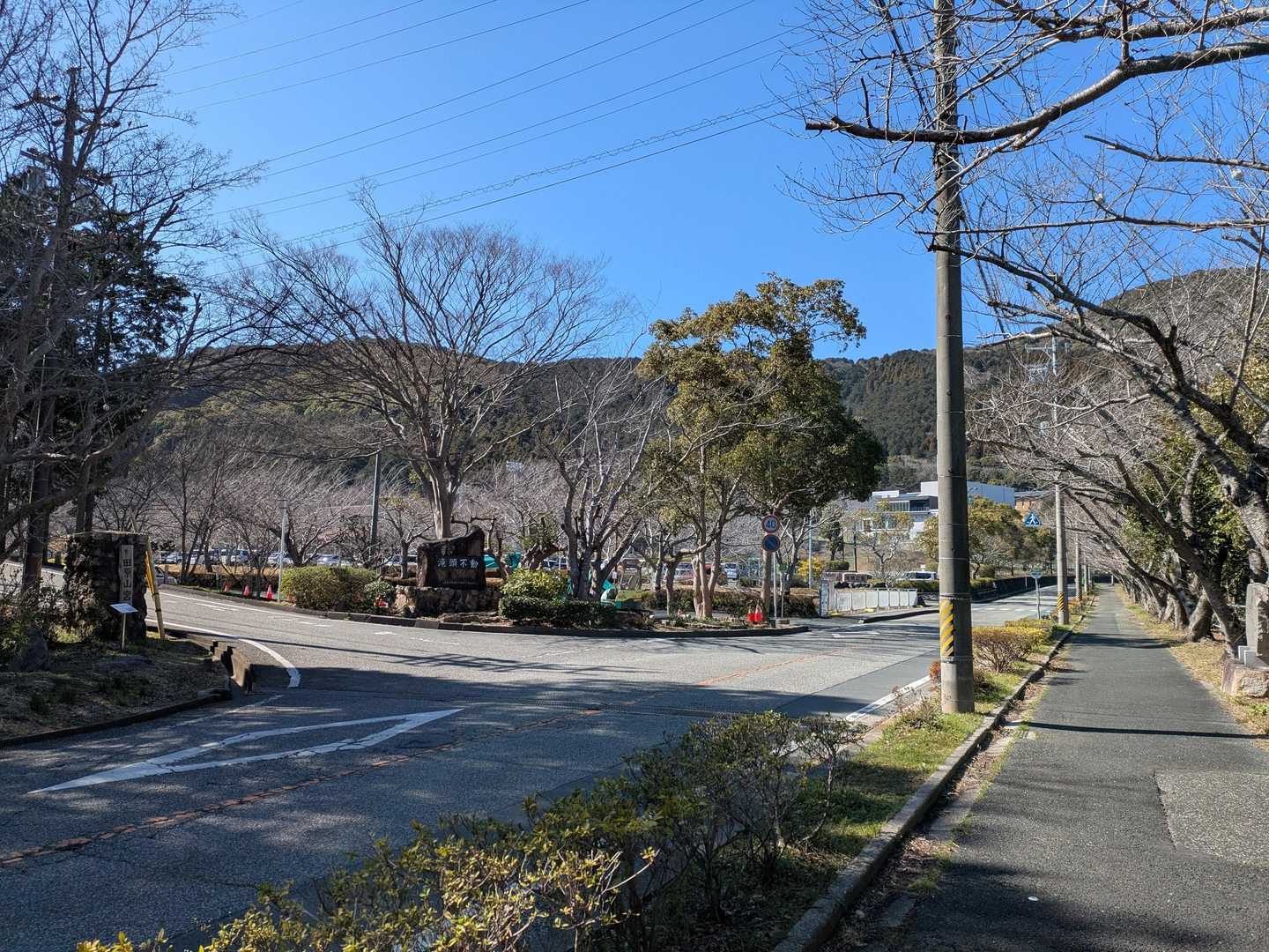 滝頭公園の駐車場に無事、到着です😊
歩き切って達成感、いっぱい✨