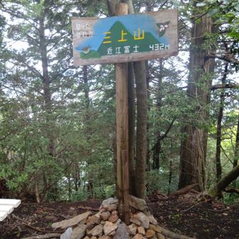 山頂②三上山