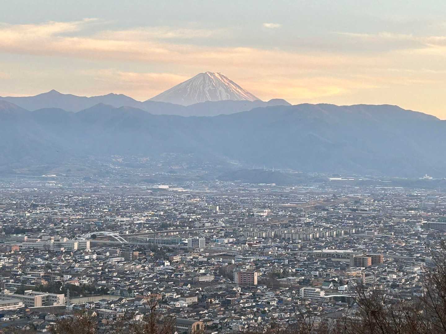 ここからも富士山見えます。