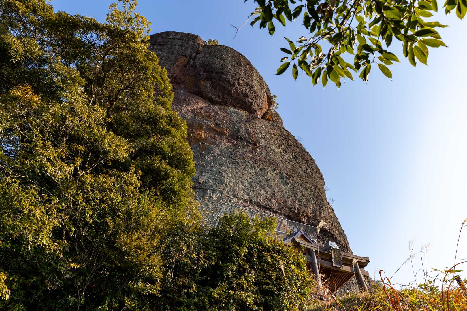 晴天に恵まれた不動岩です⛰️