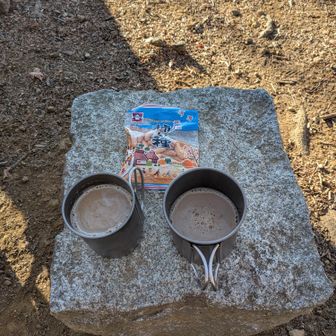 モーニングチャイと湿気てた柿の種