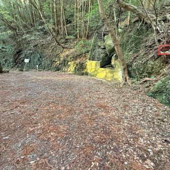 YAMAP🔺には登山口にも🅿️マークがあるけど、相当狭いので駐車できるのは4台ほど？
※iPhone🤳0.5倍の広角で撮影