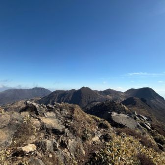 振り返って、大船山〜中岳〜久住山