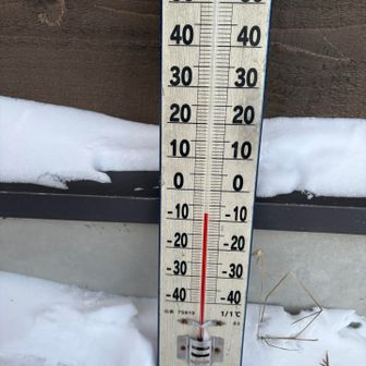 マイナス8℃