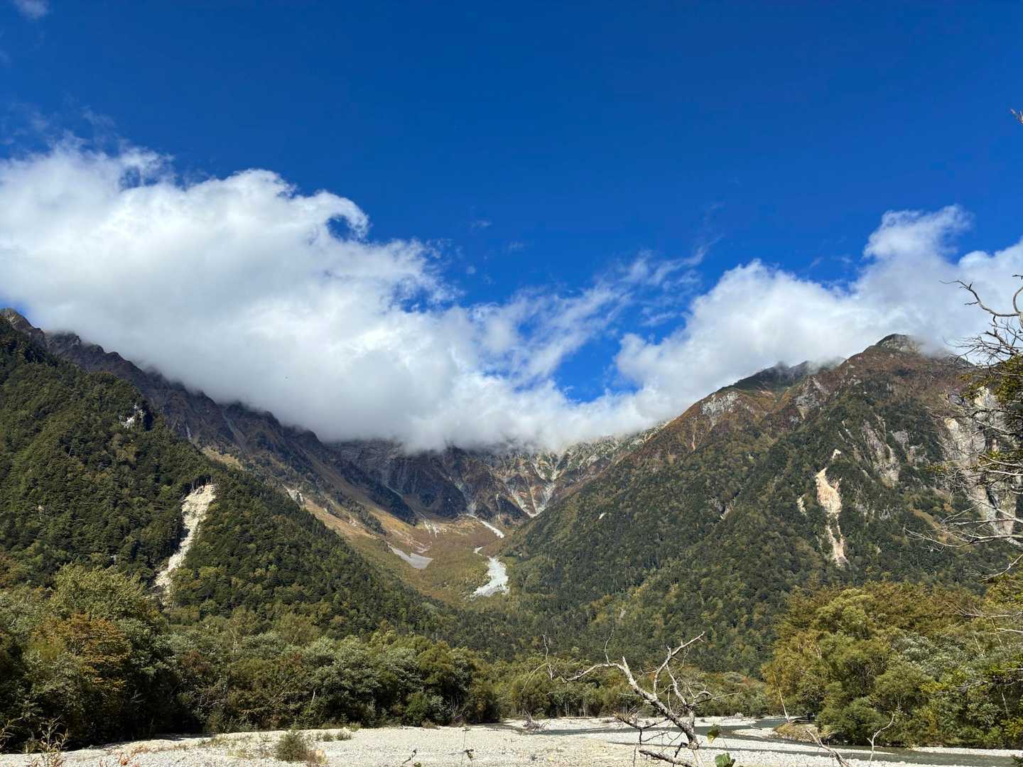 大正池バス停-大正池-大正池-田代池-上高地西穂高岳登山口 縦走コースの写真