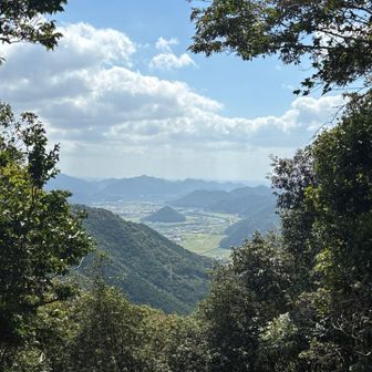 途中の眺望。