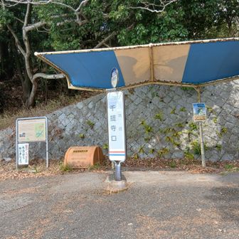 千堤寺口バス亭に着きました