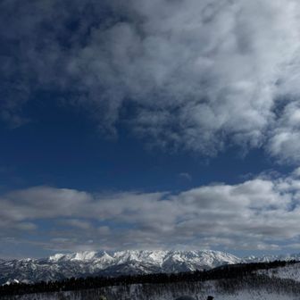 白山、大汝峰、別山、よく見えました。最高
