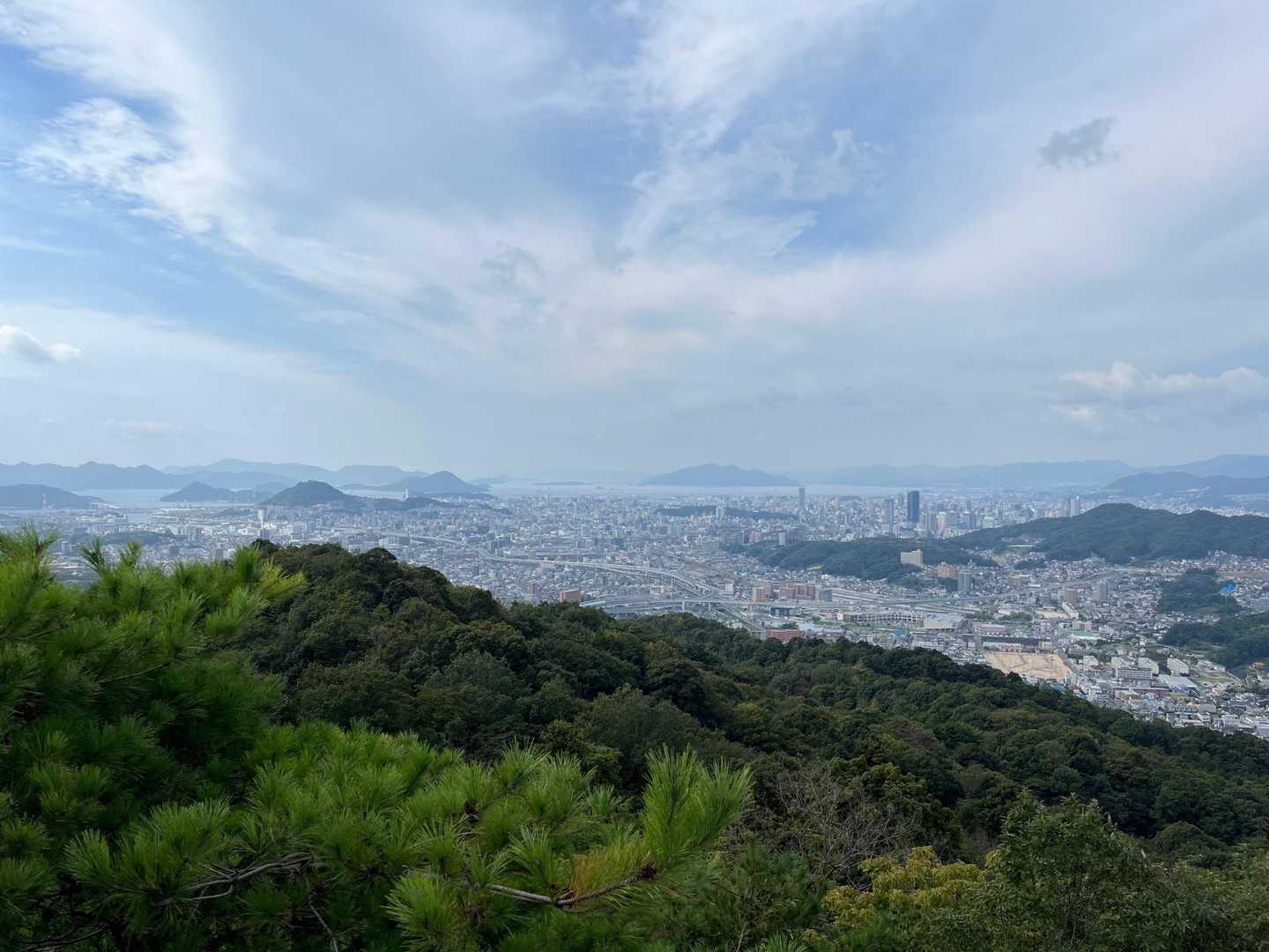 ちょっと霞んでるけど、気持ち良い