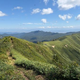 Ａコースには避難小屋