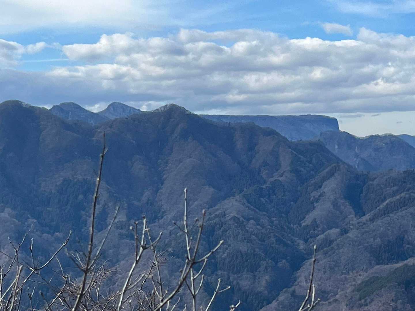 テーブルマウンテンの荒船山！