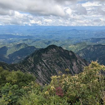 山頂からは見下ろす感じ