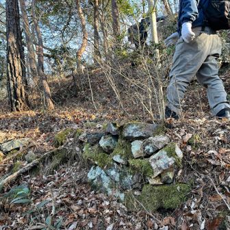 石垣もありました