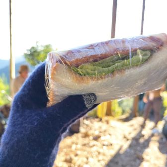 お昼ごはんなのか、朝ごはんなのか