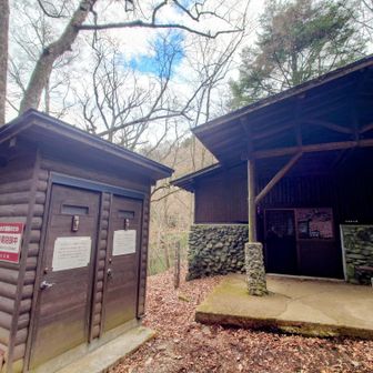 五合目避難小屋（冬季でトイレは閉鎖中🚫）