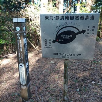 途中の標識。この付近の道は標識多いです。