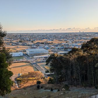 高根神社跡から浜北を眺めます