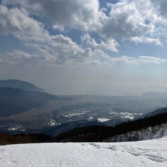 琵琶湖が見えん…