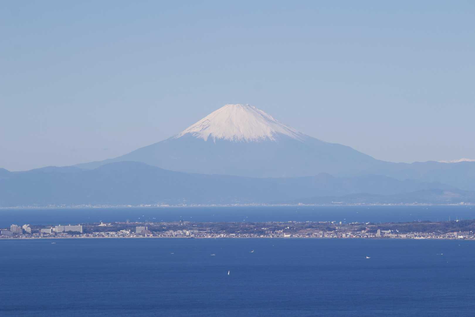 天気も良く富士山がよく見えました。