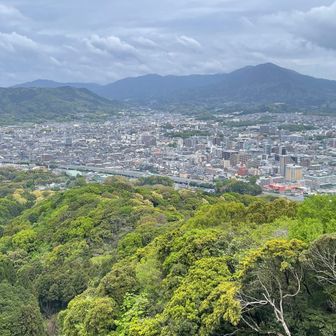 あれ？今日雨予報じゃなかった？
宝満山登れたかなぁ