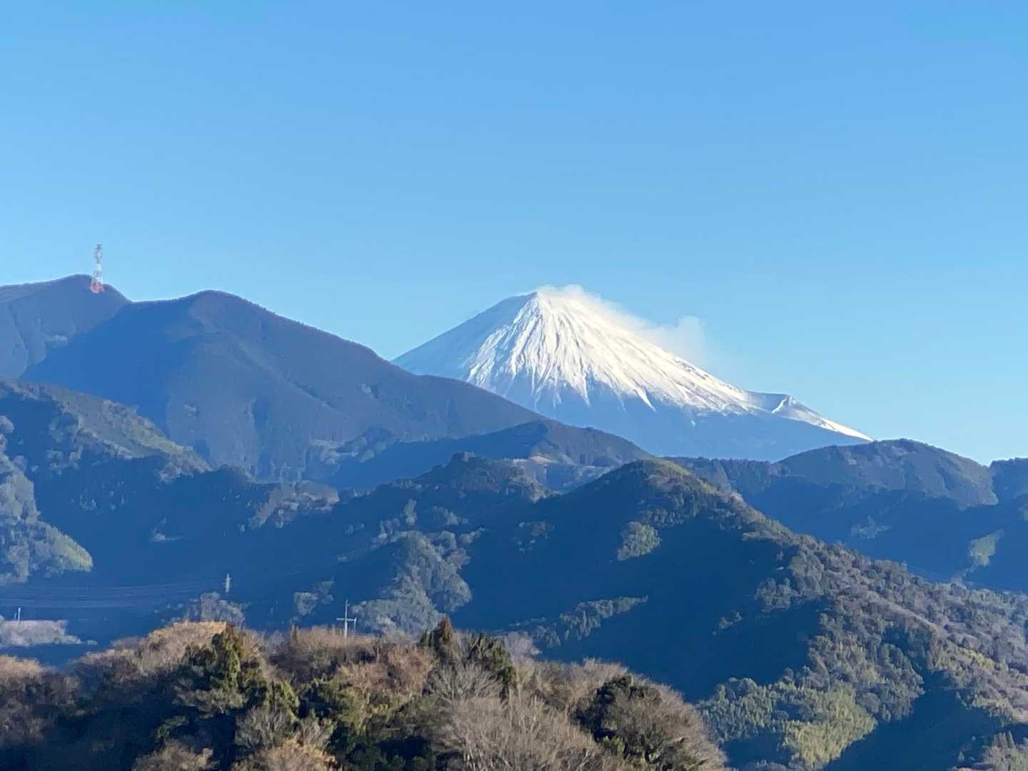 ちらっと富士山🗻