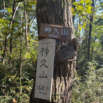 こちらはちょいコースから外れていた神久山
でも、ここはほんのちょいなのでOK