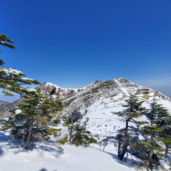 西天狗と東天狗の美しい稜線✨