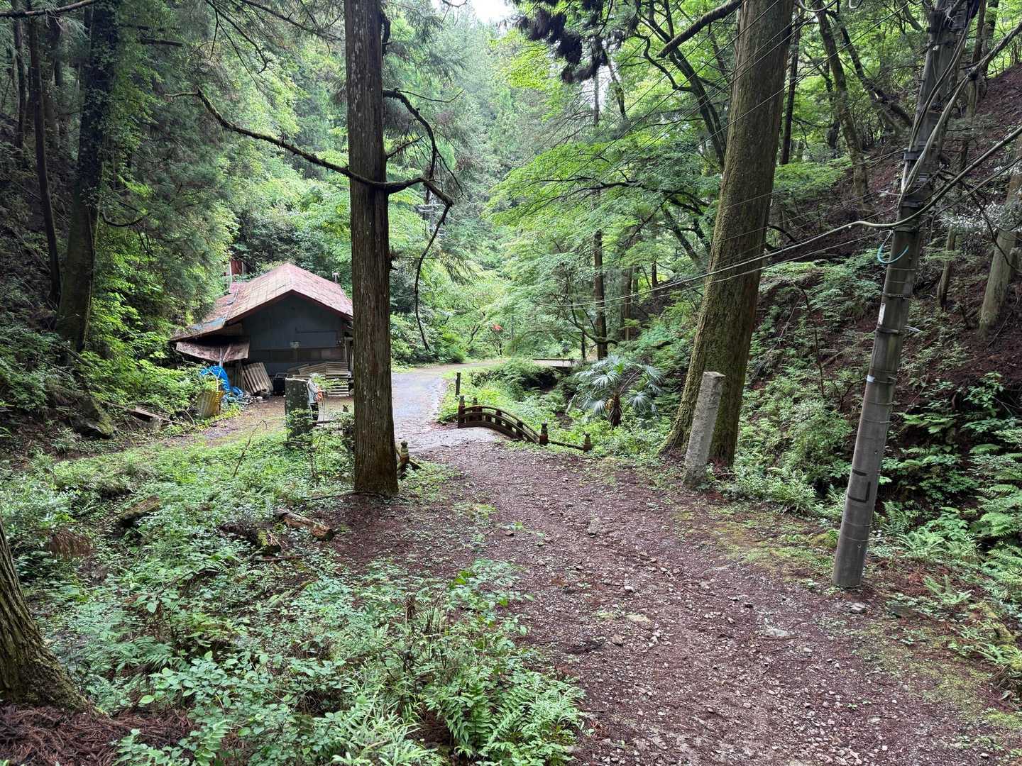 また舗装路
これで登山道終わりーでした