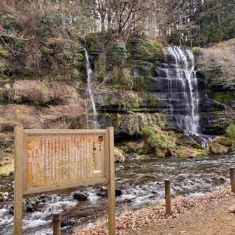 【太郎滝・次郎滝】
昔々、太郎くんが飛び降りたので太郎滝、次郎くんが飛び降りたので次郎滝、と名付けましたとさ🫢