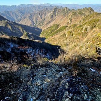 鎖場
下が見えない、、