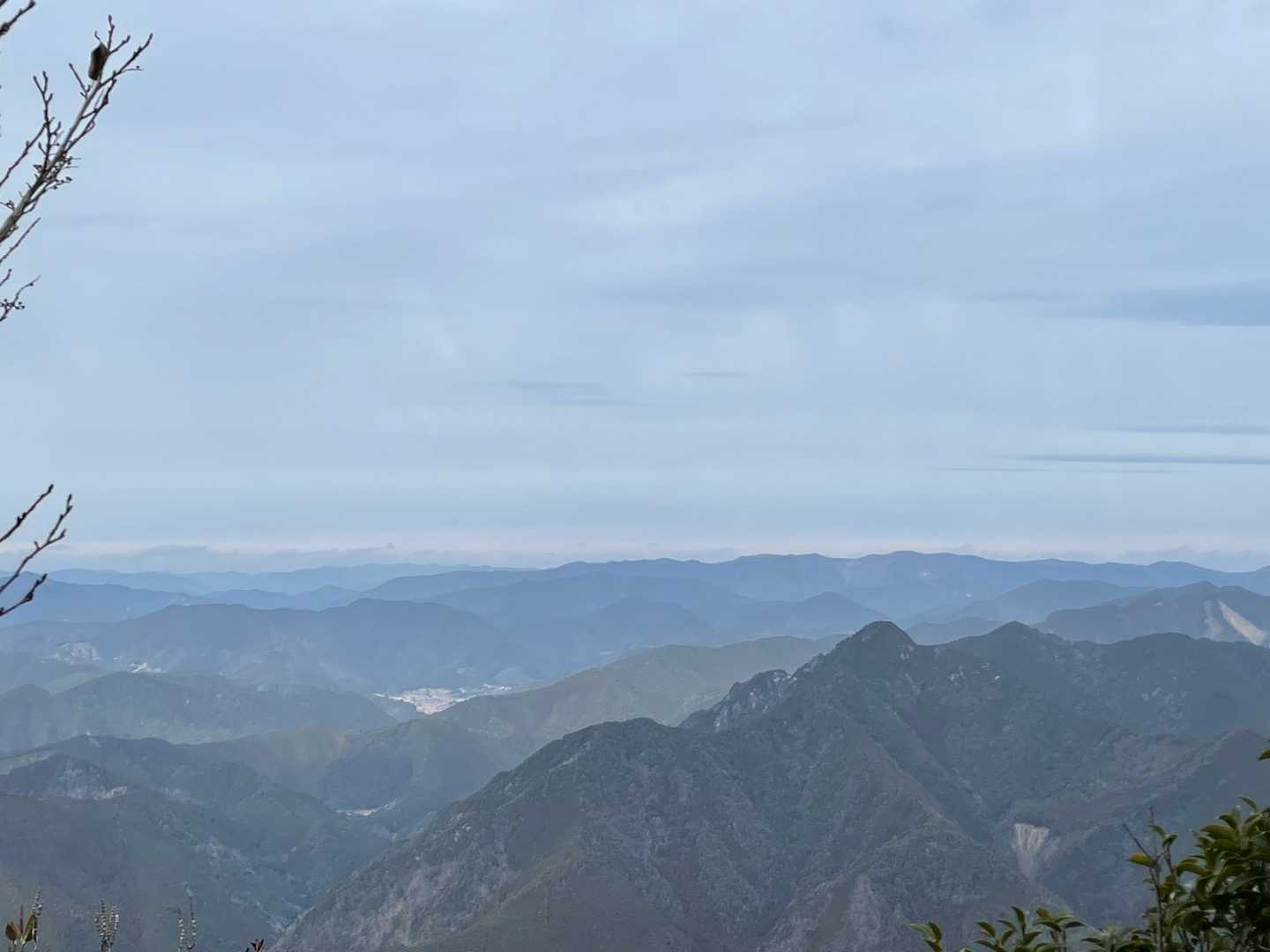 頂上からの景色