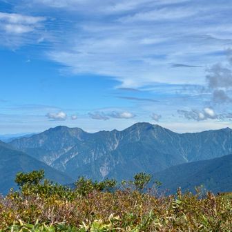 割引山からも、
八海山〜越後駒ヶ岳〜中ノ岳 🤩👍