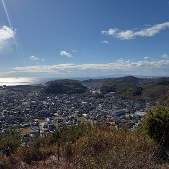 家島小豆島方向、的形アルプスも