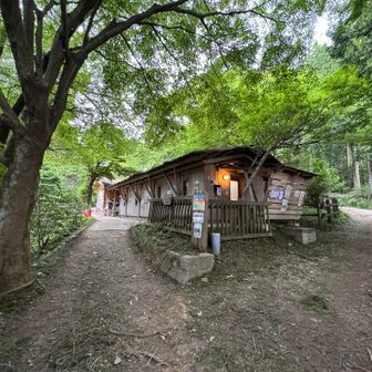 金剛山キャンプ場横のお手洗い
綺麗でした。